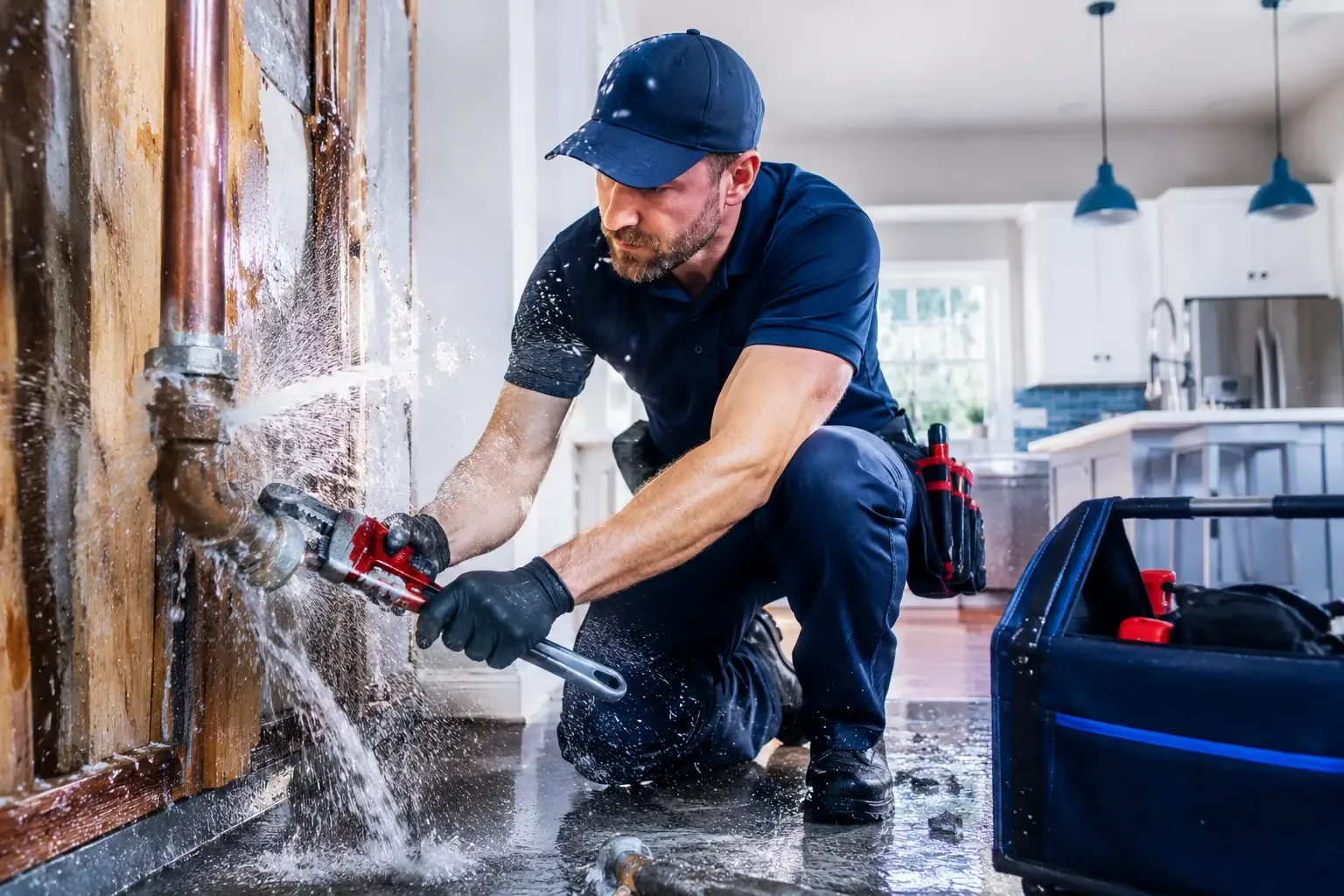 Emergency pipe repair in Connecticut